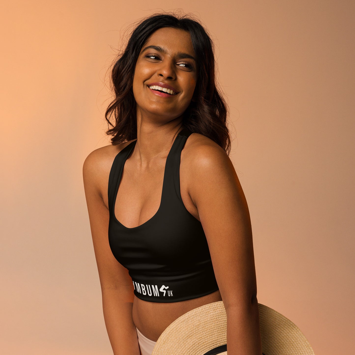 The Black QuickDry SupportPro Compression Sports Bra