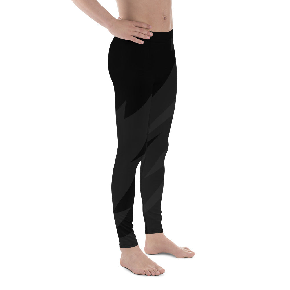 Gymbum UK Men's BlackSlash Leggings - Ultimate Comfort and Performance
