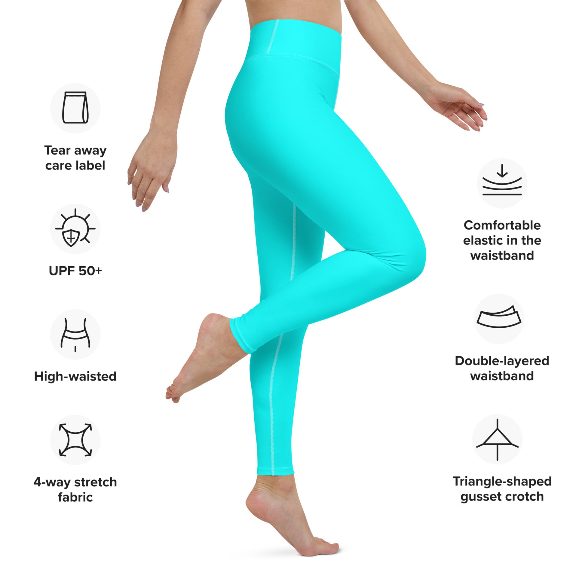 Gymbumuk Sky QuickDry Supersoft Stretch Yoga Leggings
