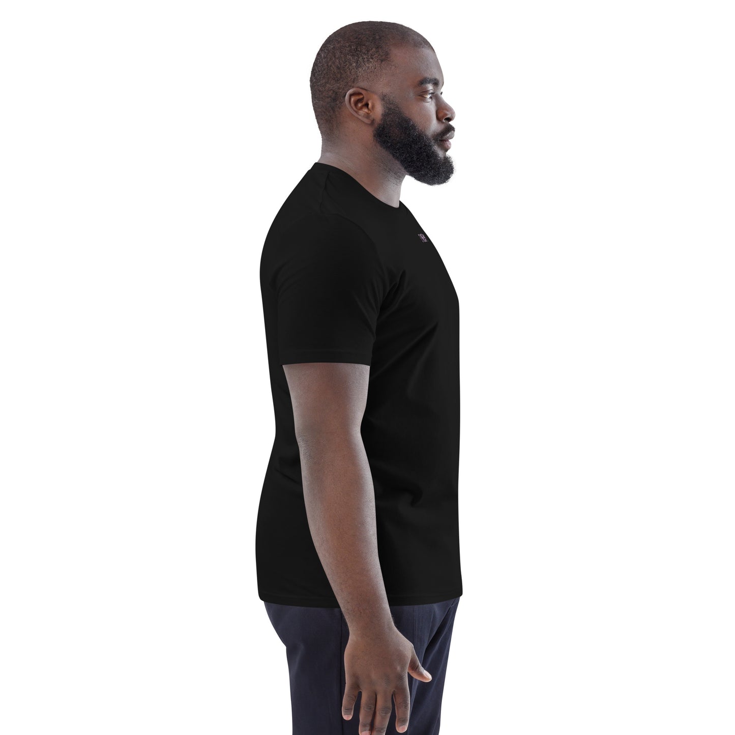 The GymbumUK Lilac Long Logo Organic Cotton T-shirt