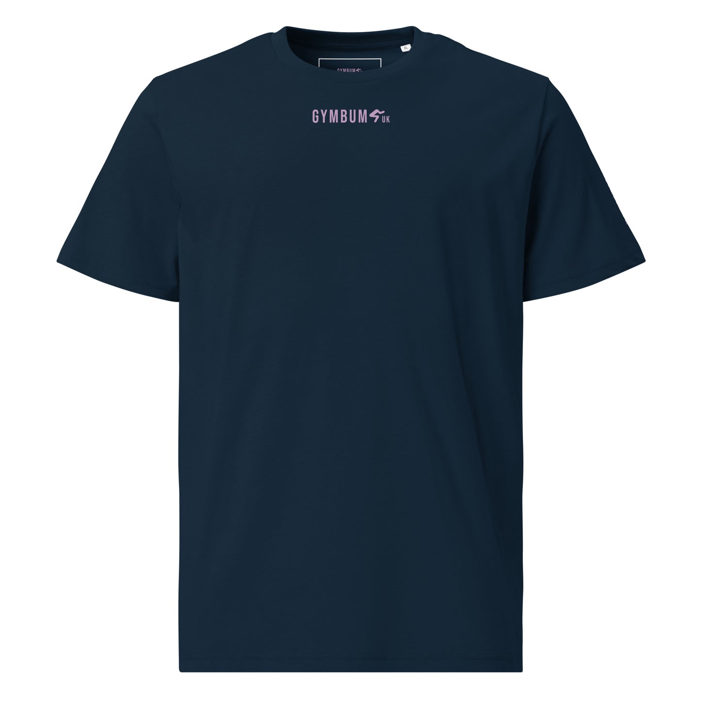 The GymbumUK Lilac Long Logo Organic Cotton T-shirt