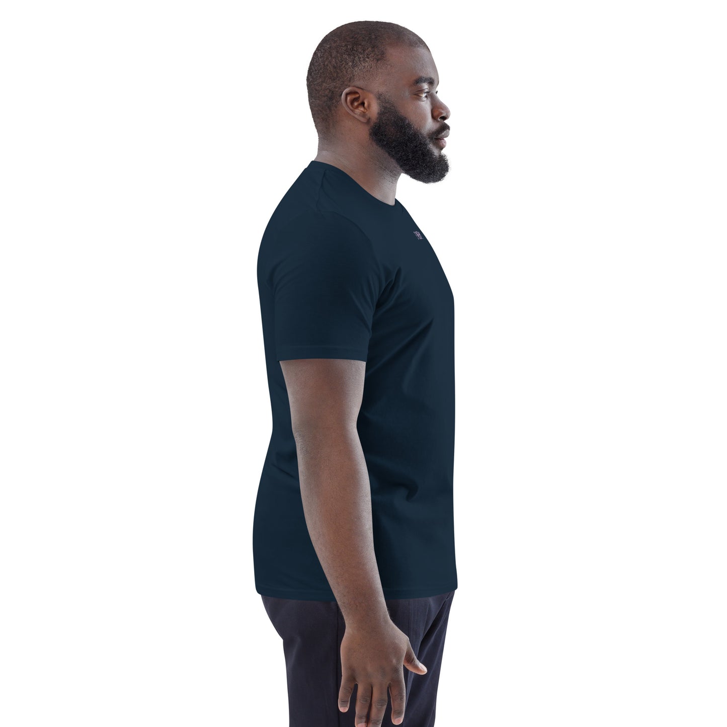 The GymbumUK Lilac Long Logo Organic Cotton T-shirt