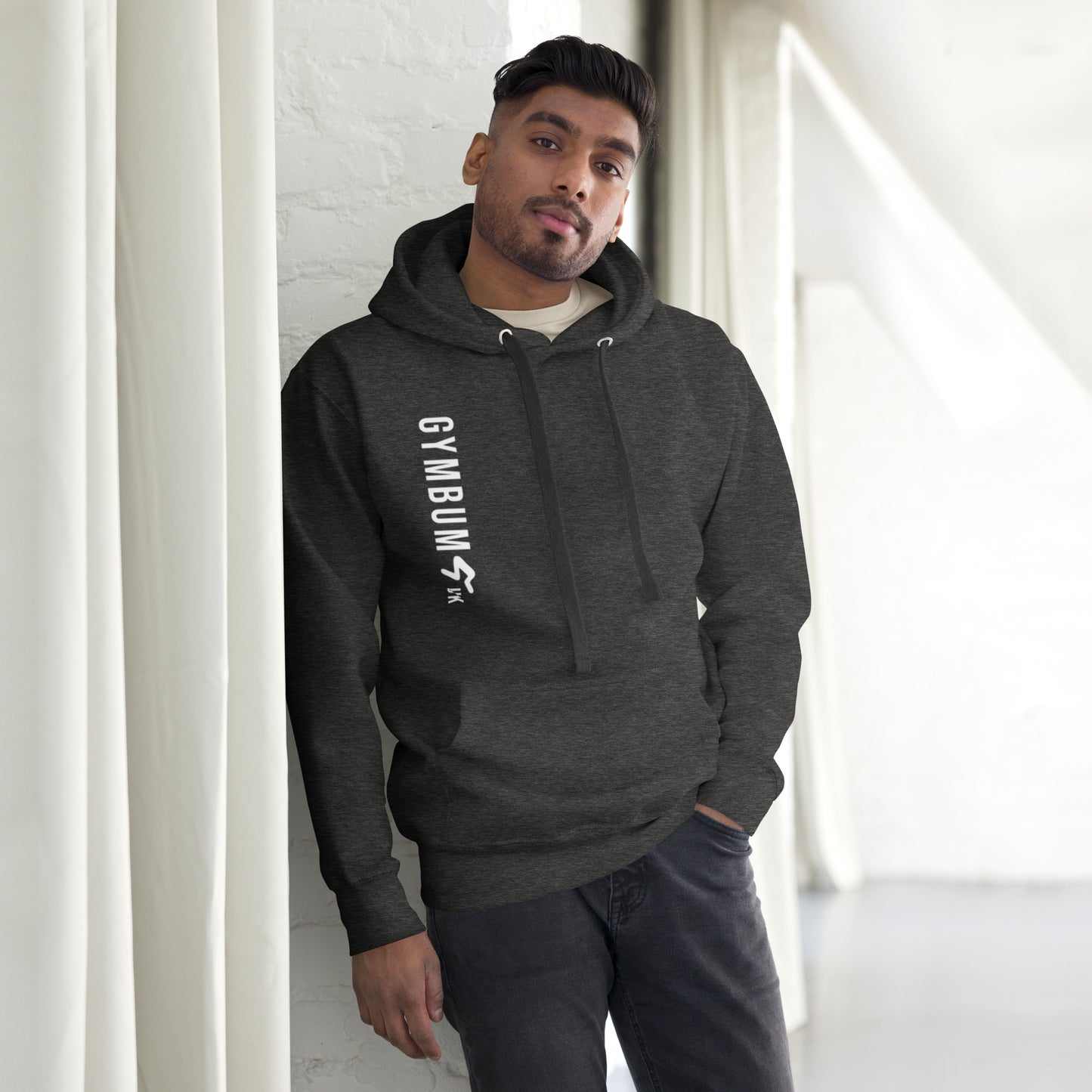 The GymbumUK Long Logo Gender Neutral Pullover Hooded top