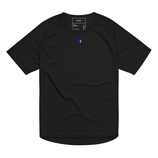 The GymbumUK Blue & White logo QuickDry T-Shirt