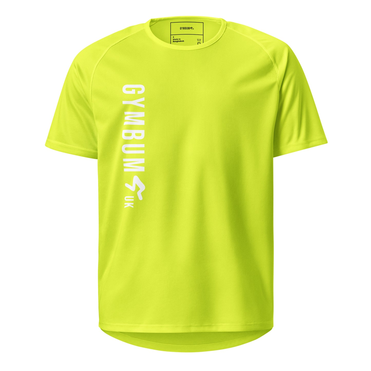 The GymbumUK Long Logo Flex QuickDry Performance T-Shirt