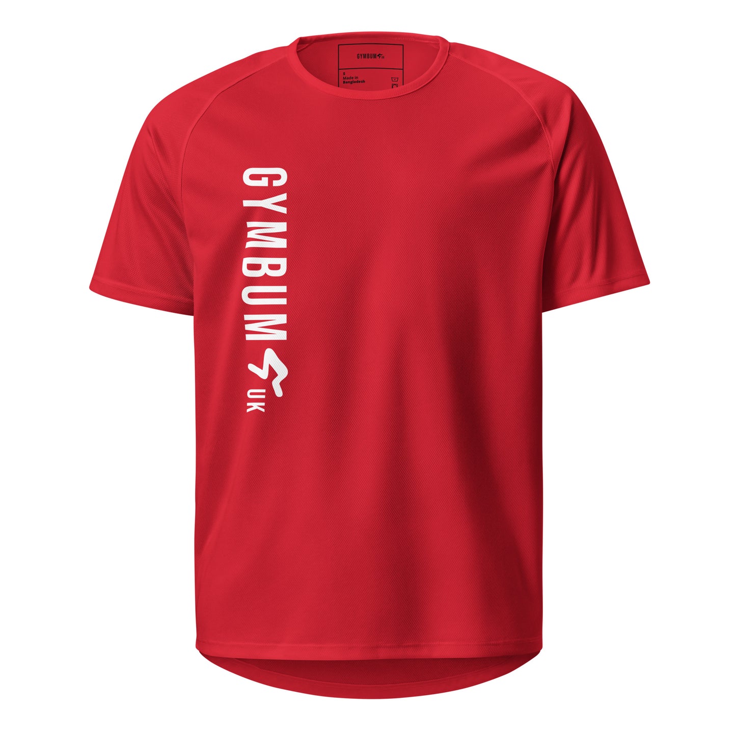 The GymbumUK Long Logo Flex QuickDry Performance T-Shirt