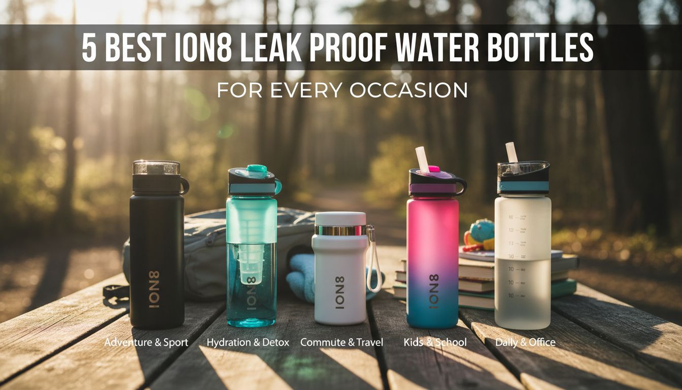 5 Best ION8 Leak Proof Water Bottles for Every Occasion