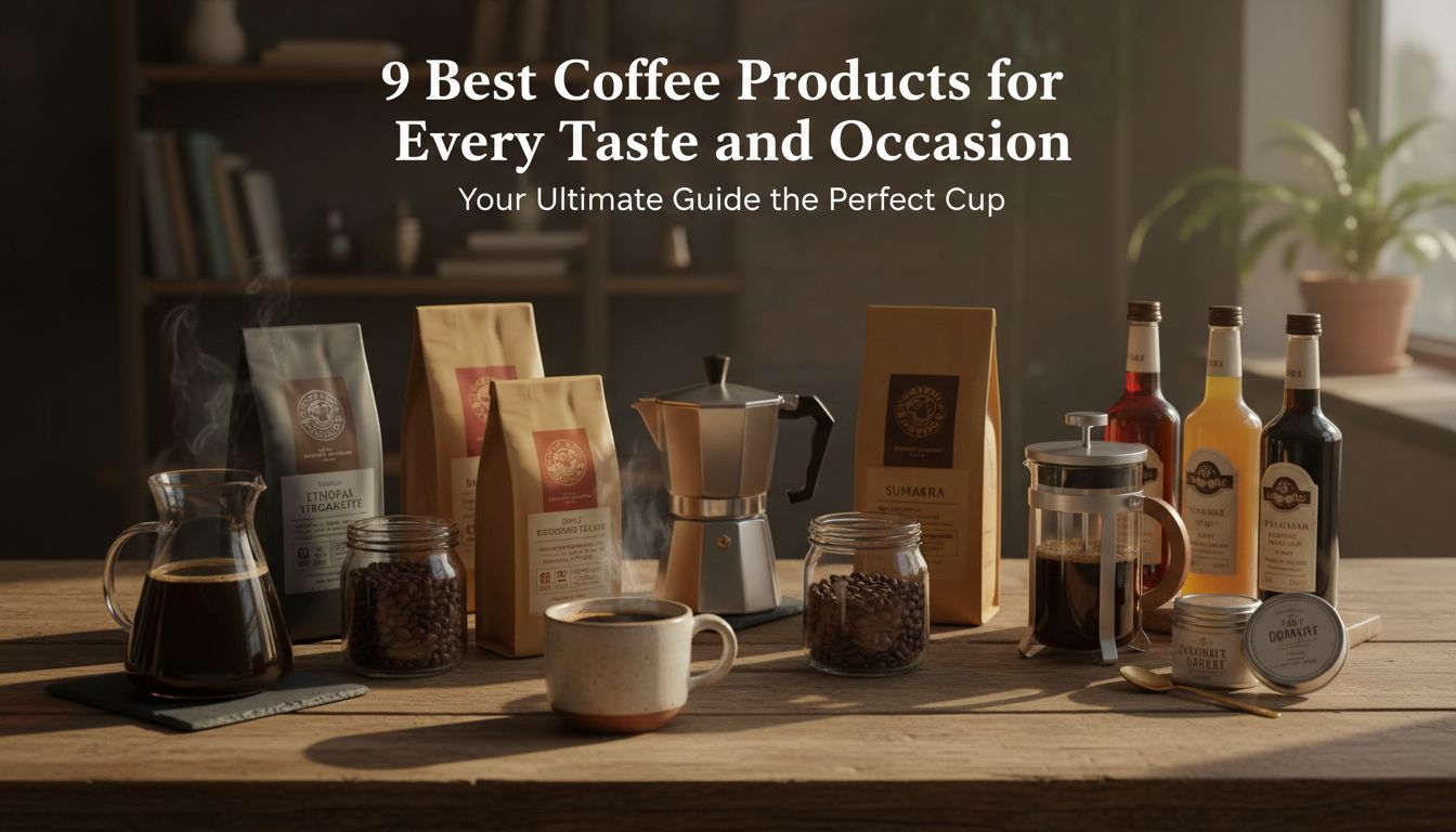 9 Best Coffee Products for Every Taste and Occasion