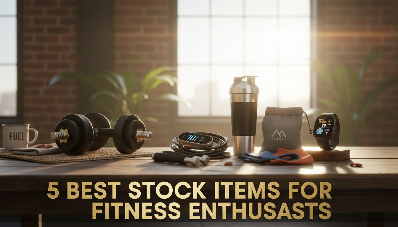 5 Best Stock Items for Fitness Enthusiasts