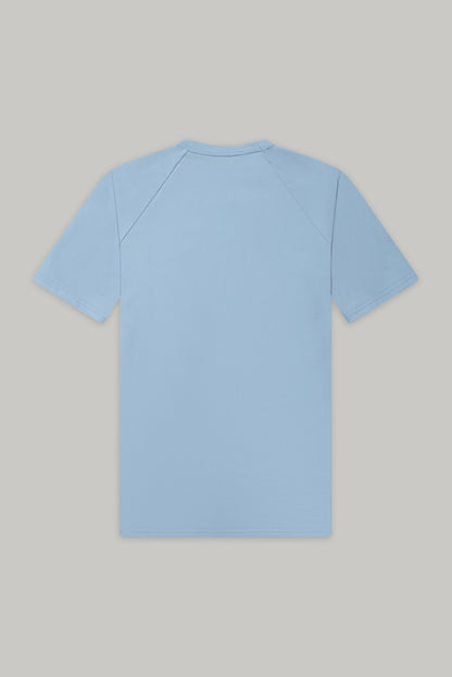 Hoxton Raglan Sleeve Fitted T-shirt - Sky Blue
