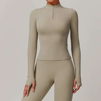 Long sleeved T-shirts yoga clothes