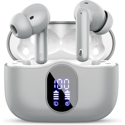 Wireless Earbuds Bluetooth 5.3 Deep Bass 36H Playtime Noise Cancel Btootos