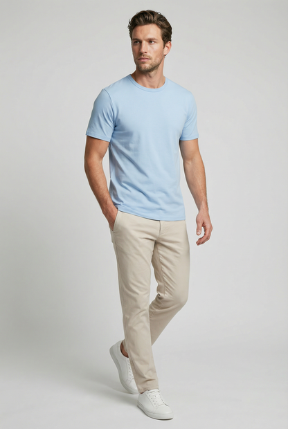 Trueman Regular Fit T-Shirt - Sky Blue