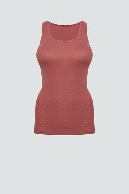 Organic Breathable Underwear Vest: Womens