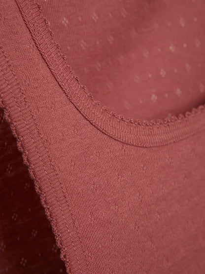 Organic Breathable Underwear Vest: Womens