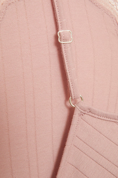 Fairtrade Organic Ribbed Camisole Top: Womens
