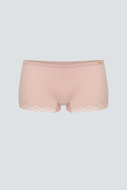 Organic Ribbed Hipster Briefs: Womens