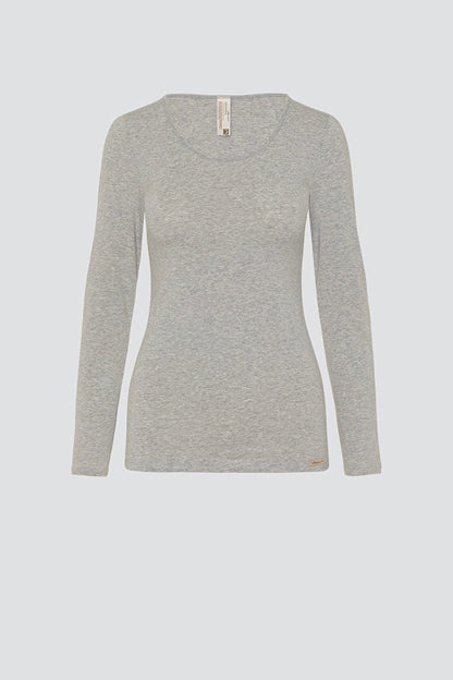 Fairtrade Organic Long Sleeve Undershirt: Womens