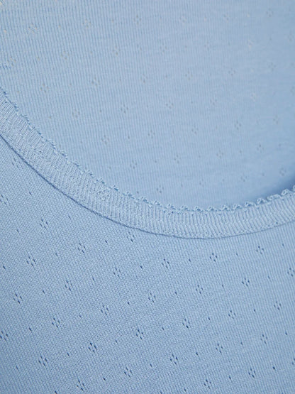 Organic Cotton Breathable Long Sleeve Undershirt: Womens