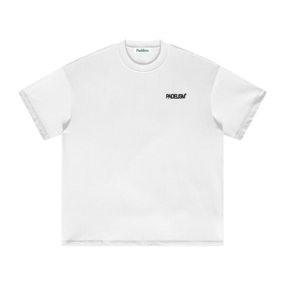 Heavyweight T-shirt in white with small Padelism chest logo