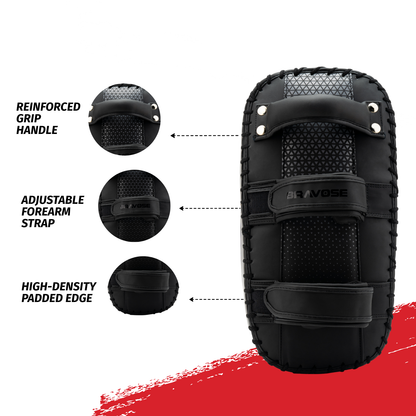 Bravose Strike Pads – Premium Muay Thai & Kickboxing Strike Pads for Training, Sparring & MMA Workouts