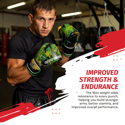 Bravose Limited Edition 16oz Velcro Boxing Gloves – 365 Series