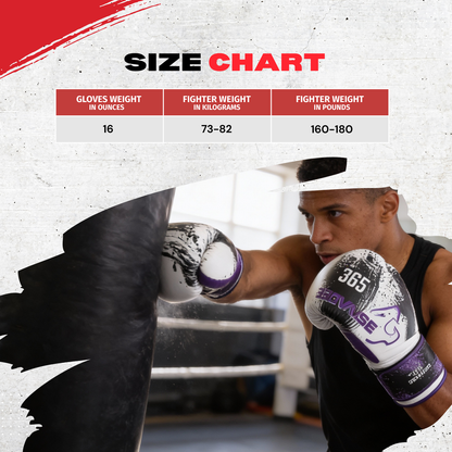 Bravose Limited Edition 16oz Velcro Boxing Gloves – Monochrome Splash Edition