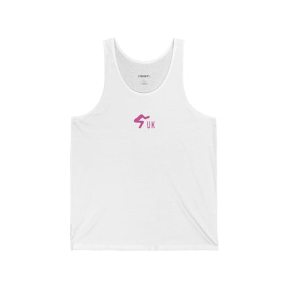 The Gymbum UK Squat UK Pink Logo Tank