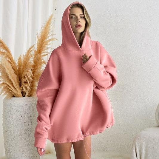 Loose drawstring  hoodie