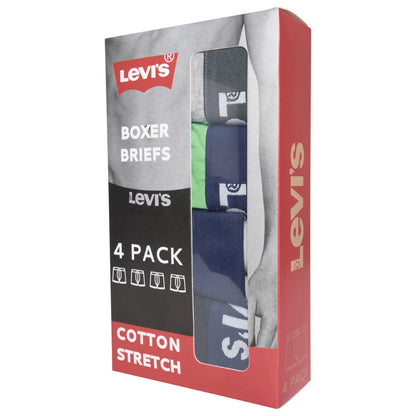 Levi's Men's Cotton Stretch Boxer Briefs – Assorted Multipack