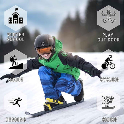 Heatwave Thermalwear Boys Long Johns 2 Pack Black Baselayer For School Camping And Skiing Moisture-Wicking Elastic Waistband Ages 3-15