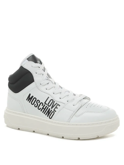 LOVE MOSCHINO Womens Sneakers Size UK 3 EU 36 Trainers Leather