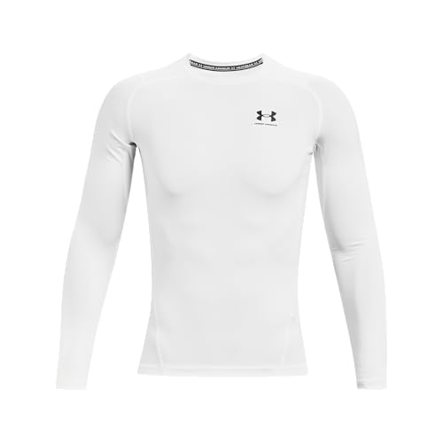 Under Armour Men's Ua Hg Armour Comp Ls Long-Sleeve Sports Top, Breathable Long-Sleeved Top for Men (Pack of 1)