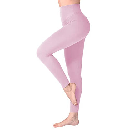 SINOPHANT High Waisted Leggings for Women, Buttery Soft Elastic Opaque Tummy Control Leggings, Plus Size Workout Gym Yoga