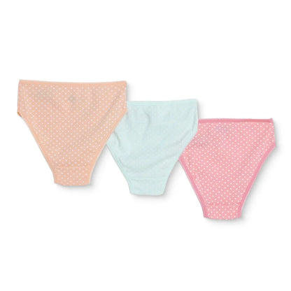 HelloBaby Cotton Polka Dot Briefs – Pink 3-Pack