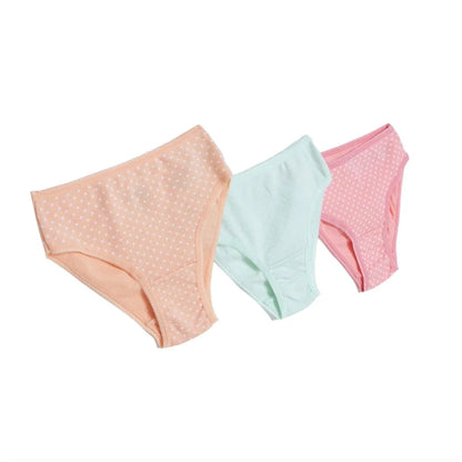 HelloBaby Cotton Polka Dot Briefs – Pink 3-Pack
