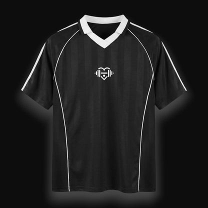Shadow Stripe Collared Soccer Jersey