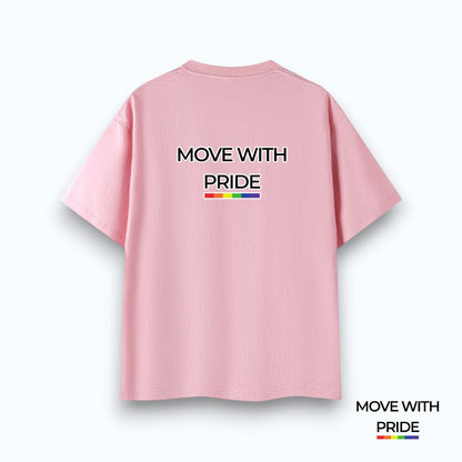 'Move With Pride' Essential Cotton T-Shirt