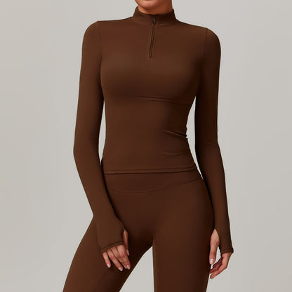 Long sleeved T-shirts yoga clothes