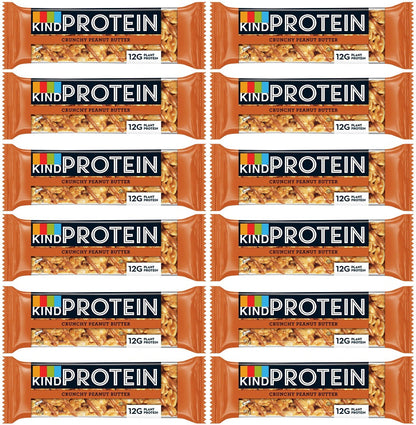 12 x Kind Protein Crunchy Peanut Butter 50G