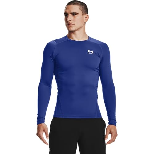 Under Armour Men's Ua Hg Armour Comp Ls Long-Sleeve Sports Top, Breathable Long-Sleeved Top for Men (Pack of 1)