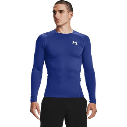 Under Armour Men's Ua Hg Armour Comp Ls Long-Sleeve Sports Top, Breathable Long-Sleeved Top for Men (Pack of 1)