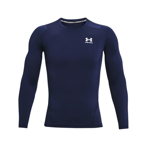 Under Armour Men's Ua Hg Armour Comp Ls Long-Sleeve Sports Top, Breathable Long-Sleeved Top for Men (Pack of 1)