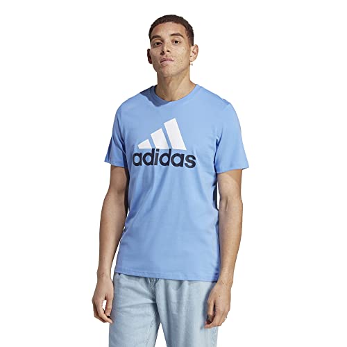 adidas Men's Essentials Single Jersey Big Logo Tee T-Shirt