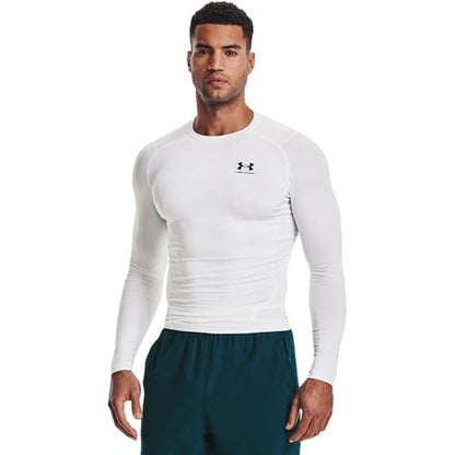 Under Armour Men's Ua Hg Armour Comp Ls Long-Sleeve Sports Top, Breathable Long-Sleeved Top for Men (Pack of 1)