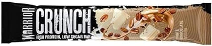 Warrior Crunch - High Protein Bars - 20g Protein Each Bar - Low Carb, Low Sugar Snack - 12 Pack x 64g (Variety Pack)