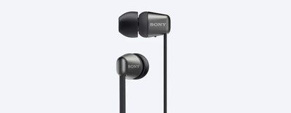 Sony WI-C310 Bluetooth Wireless In-Ear Headphones with Mic, up to 15h battery life, Black