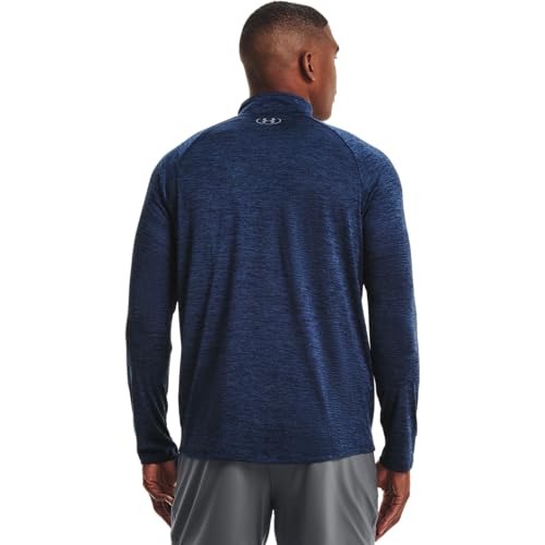 Under Armour Men's Ua Tech 2.0 1/2 Zip Versatile Warm Up Top for Men, Light and Breathable Zip Up Top for Working Out (Pack of 1)