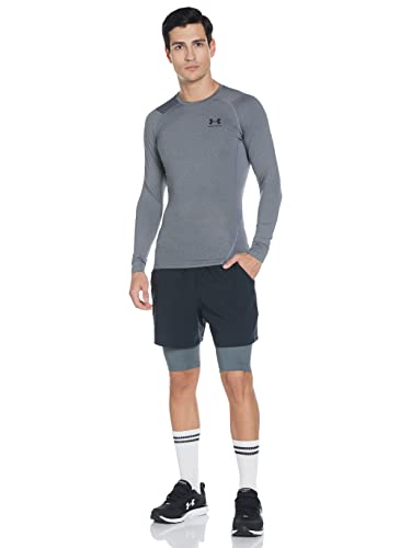 Under Armour Men's Ua Hg Armour Comp Ls Long-Sleeve Sports Top, Breathable Long-Sleeved Top for Men (Pack of 1)