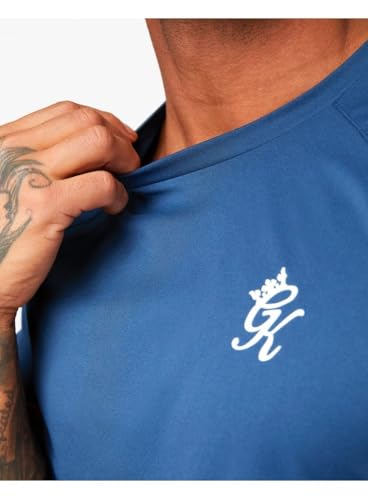 Gym King Men's Core Plus Poly Tee Moonlight Blue Mens Gym Wear